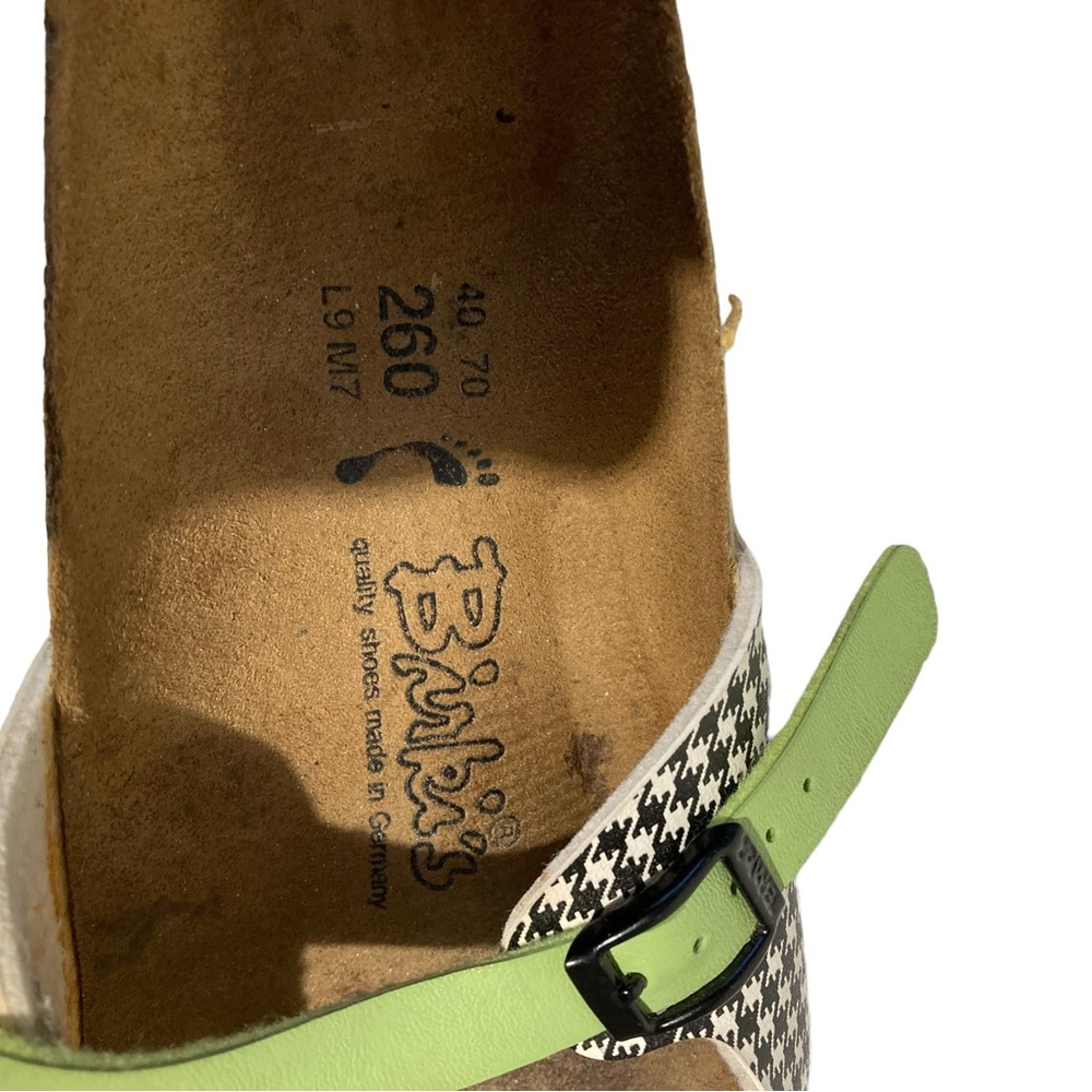 Birkie’s Houndstooth MaryJanes slip on sandals size 9.5 40 uk - Picture 8 of 11